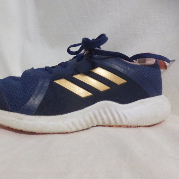 ADIDAS, non marking running shoes, Ready Steady Girl! print on back pull tab EUC - Picture 6 of 14